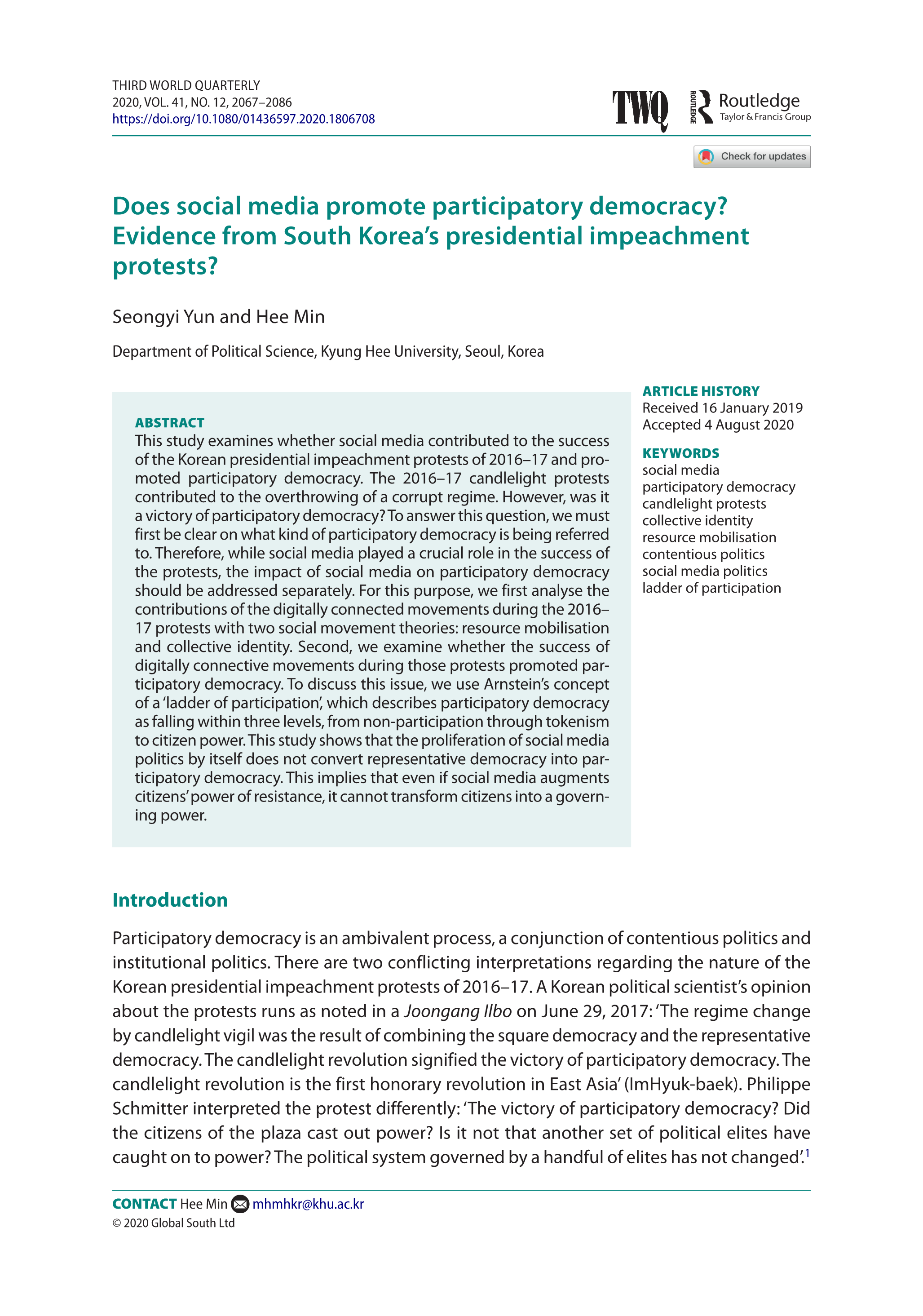 출처: Third World Quarterly